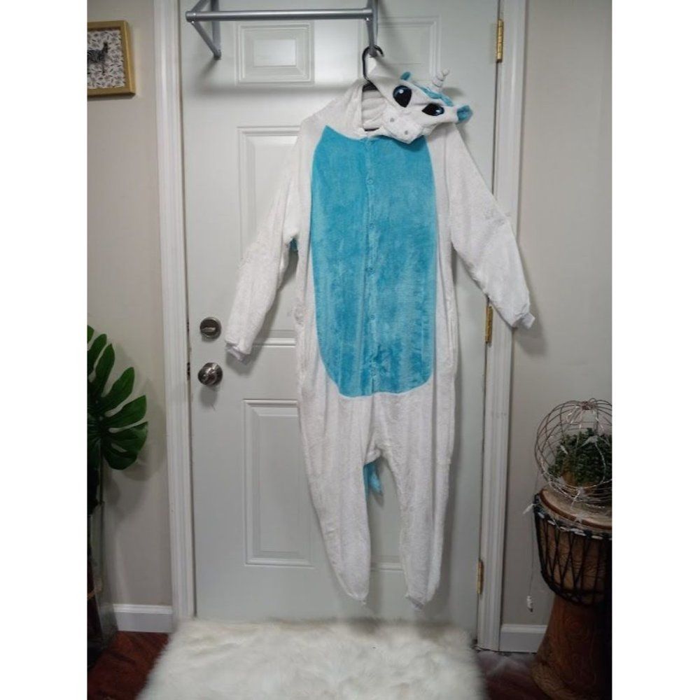 WOW.COSPLAY Unisex Adult Unicorn Onesie OVERSIZED Pajamas Costume for Halloween